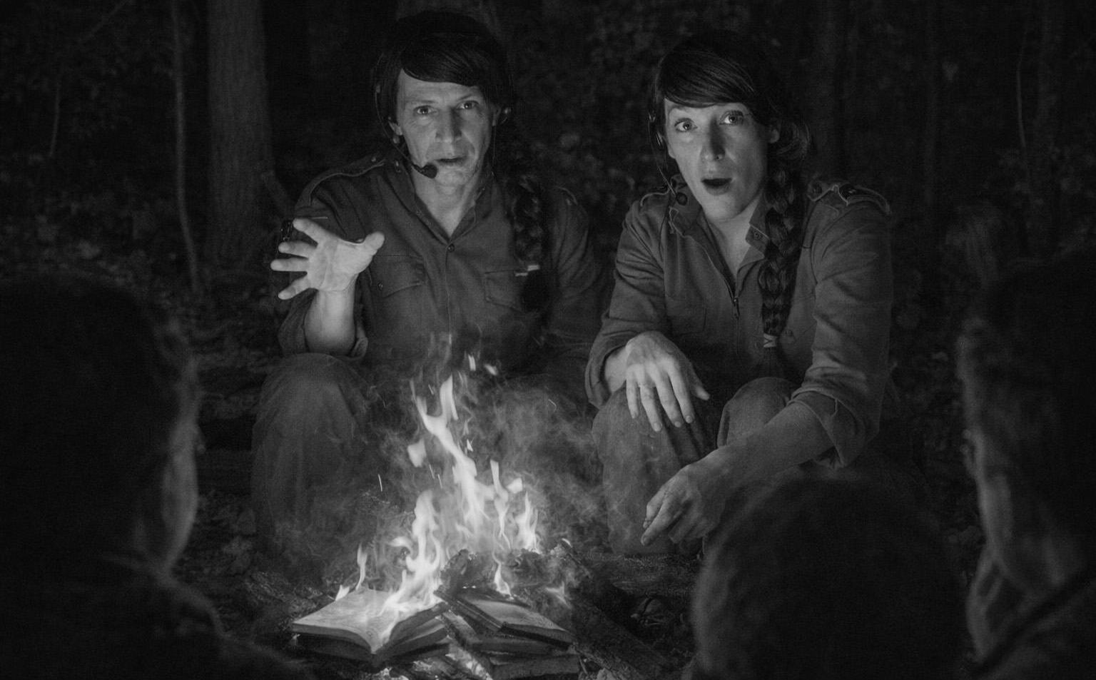 Around the Campfire | A Playful Tribute to Tall Tales With the Funny Duo  “Girls in Arms”